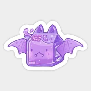 Bat Haunted Juice Sticker